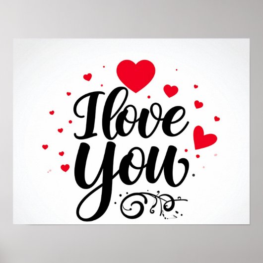 i love you poster (Voorkant)