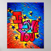 I Love You Poster (Voorkant)
