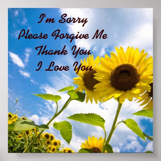 I Love You Poster (Voorkant)