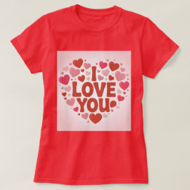 I Love You Red T-Shirt