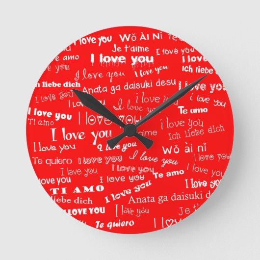 I Love You Ronde Klok (Voorkant)