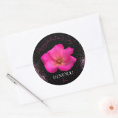 I Love You - Roos - Valentijnse gepersonaliseerde  Ronde Sticker (Envelop)