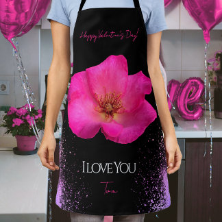 I Love You - Rose -Valentines Personalized Trendy  Schort