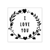 I Love You Rubberstempel (Afrduk)