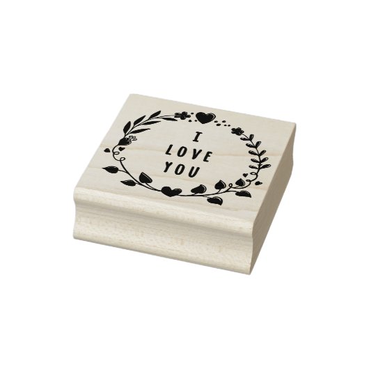 I Love You Rubberstempel (Stempel)