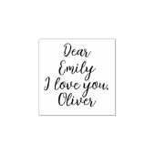 I Love You Rubberstempel (Afrduk)