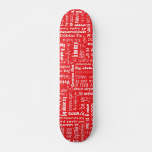 I Love You Skateboard