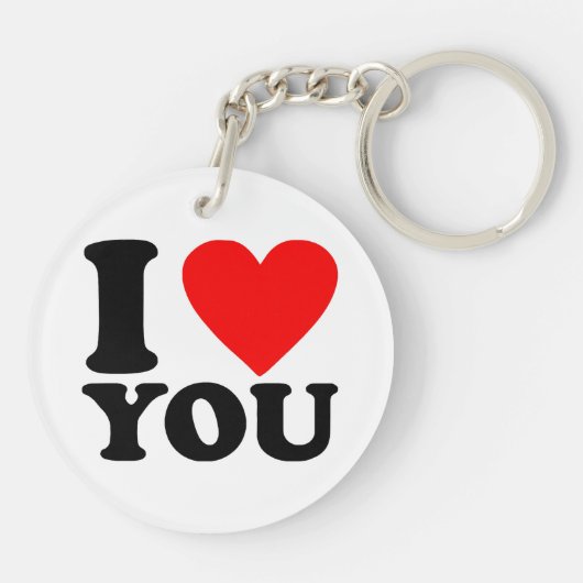 I Love You Sleutelhanger (Achterkant)