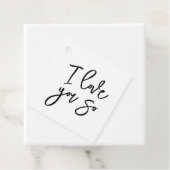 I love you so gift tag bedankjes labels (In situ)