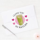 I love you so Matcha stickers (Envelop)