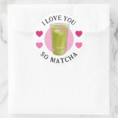 I love you so Matcha stickers (Tas)