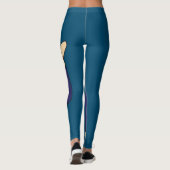 I Love You So Much Too Drawing Cute Leggings (Achterkant)