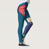 I Love You So Much Too Drawing Cute Leggings (Rechts)