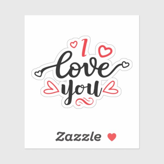 I Love You Sticker (Vel)