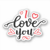 I Love You Sticker (Voorkant)