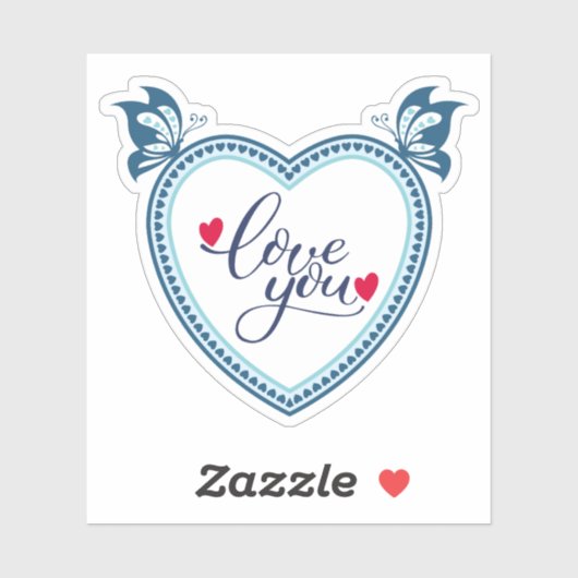 I Love You Sticker (Vel)