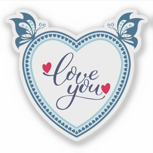 I Love You Sticker (Voorkant)