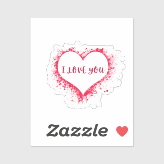 I Love You Sticker (Vel)