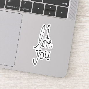 I Love You Sticker