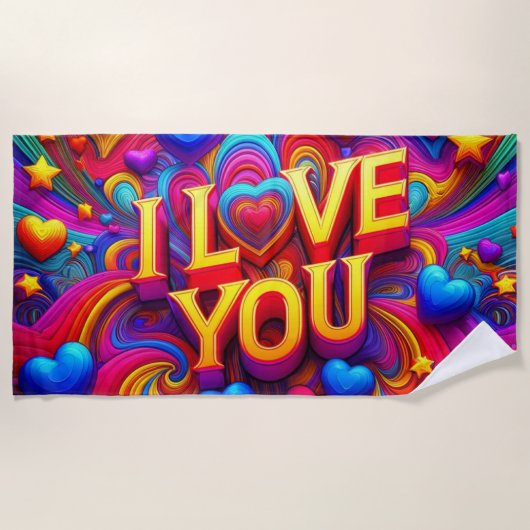 I Love You Strandlaken (Voorkant)