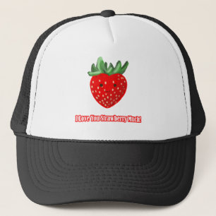 I Love You Strawberry Much Trucker Pet