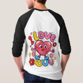 I Love You T-shirt (Achterkant)