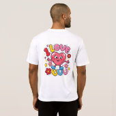 I Love You T-shirt (Achterkant volledig)