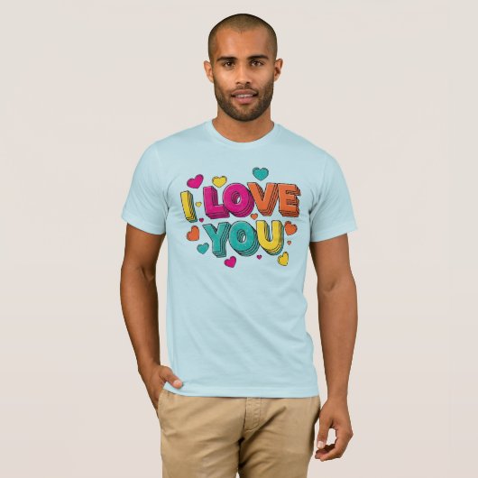I Love You T-shirt (Voorkant volledig)