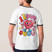 I Love You T-shirt (Achterkant)