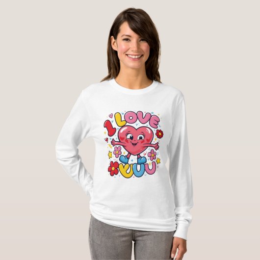 I Love You T-shirt (Voorkant volledig)