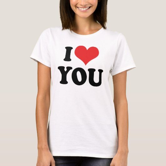 I Love You T-shirt (Voorkant)