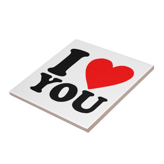 I Love You Tegeltje (Zijkant)