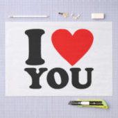 I Love You Tissuepapier (Craft)