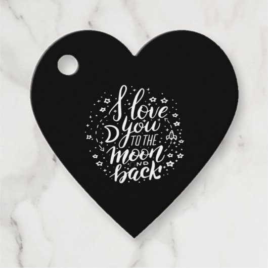 I Love You To The Moon And Back Timeless Appeal Bedankjes Labels (Voorkant)