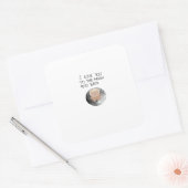 I Love You To The Moon And Back Timeless Classic A Vierkante Sticker (Envelop)