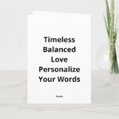 I Love You To The Moon And Back Timeless Love Styl Kaart (Achterkant)