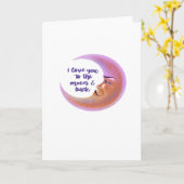 I Love You To The Moon And Back Timeless Love Styl Kaart (Gele Bloem)