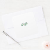 I Love You To The Moon And Back Timeless Minimal D Vierkante Sticker (Envelop)