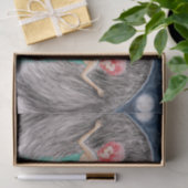 I LOVE YOU TO THE MOON & BACK Weefselpapier Tissuepapier (Geschenk)