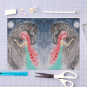 I LOVE YOU TO THE MOON & BACK Weefselpapier Tissuepapier (Craft)