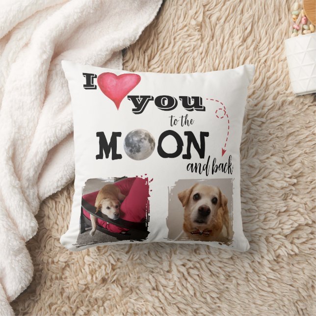 I Love You to the Moon Sierkussen (Deken)