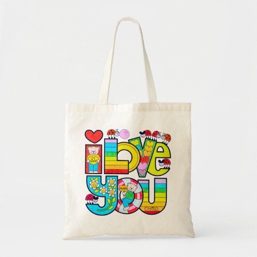 I Love You Tote Bag (Voorkant)