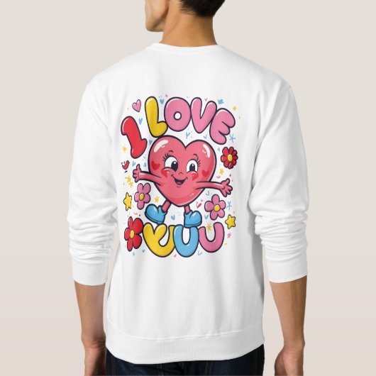 I Love You Trui (Achterkant)