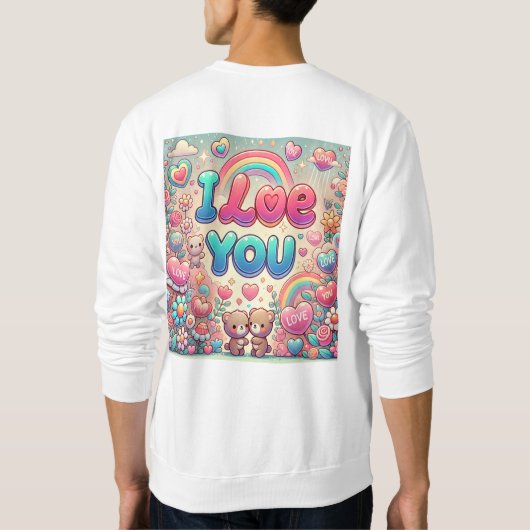 I Love You Trui (Achterkant)