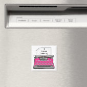 "I Love You" — Typwriter Magnet (Insitu (Vaatwasser))