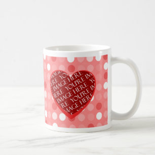 I Love You Valentijnsdag Photo Template Mok