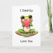 I Love You | Valentine's Day  Chibi Toad Kaart (Voorkant)