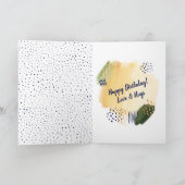 "I Love You, Virgo" Zodiac Abstract Kaart (Binnen)