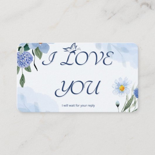 I Love You Visitekaartje (Voorkant)