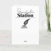 I Love You | Waffle Pun Themed Valentine's Day Kaart (Achterkant)